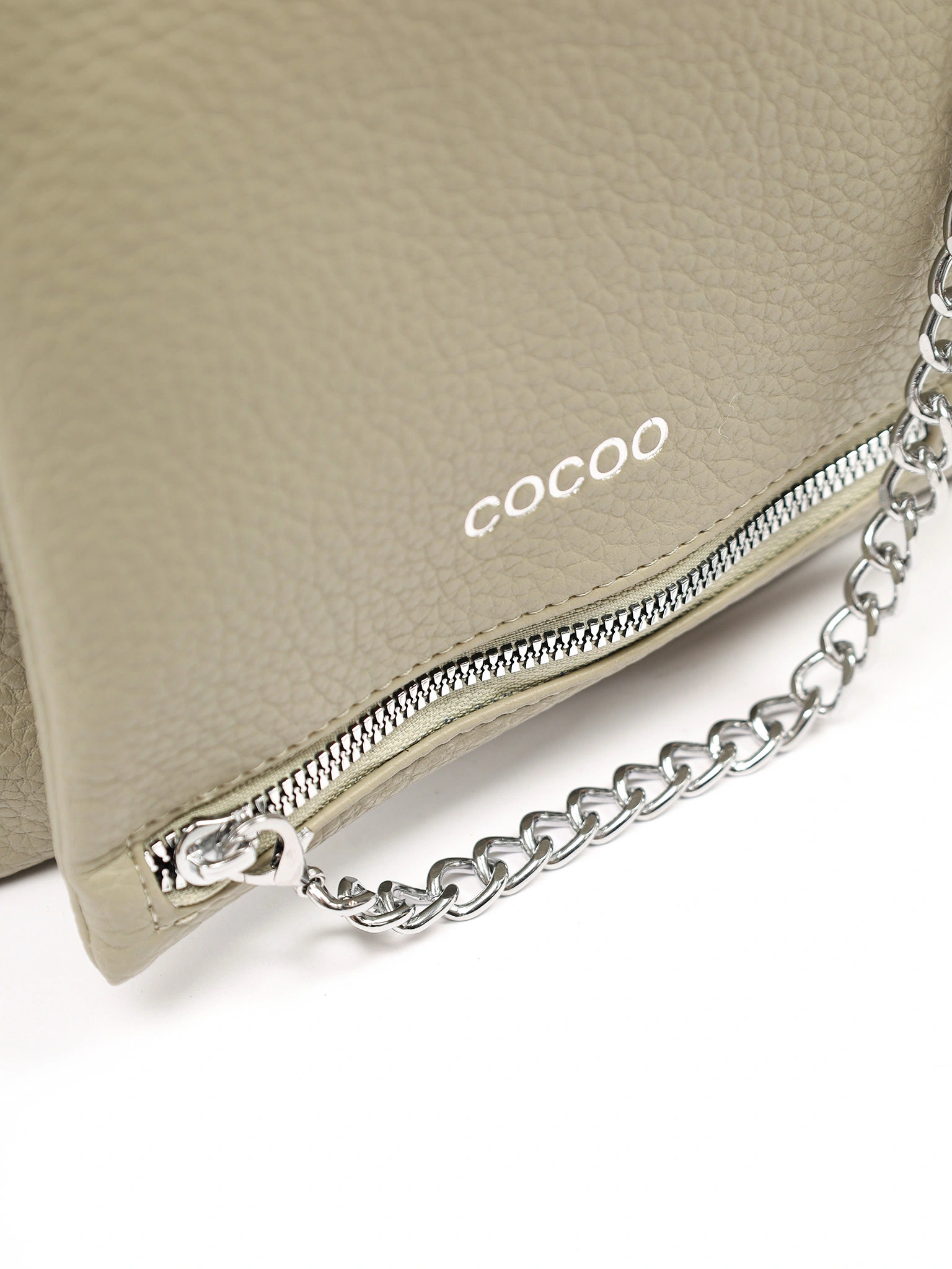 Сумка-шоппер  с регулируемыми ручками, откидным карманом и цепочкой в ассортименте